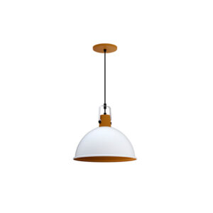 Pendente Lúminaria Thaschibra Factory Médio Branca E27 - Imagem 2