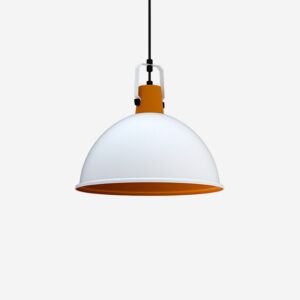 Pendente Lúminaria Thaschibra Factory Médio Branca E27 - Imagem 1