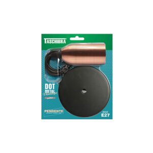 Pendente Lúminaria Thaschibra Dot Metal Vintage Cobre E27 - Imagem 2