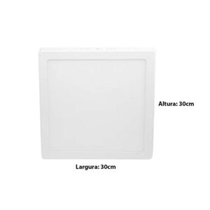 Painel LED Lux 24W 6500K Quadrado Sobrepor Taschibra - Imagem 7