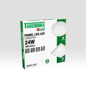 Painel Led Taschibra 24w Redondo Sobrepor - Imagem 5